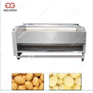 Harjaa perunoiden pesu- ja kuorintakone